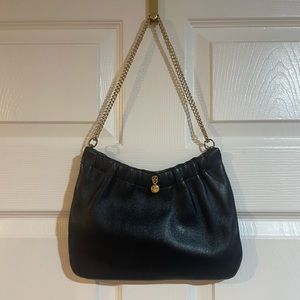Vintage Ande Navy Blue Shoulder Bag